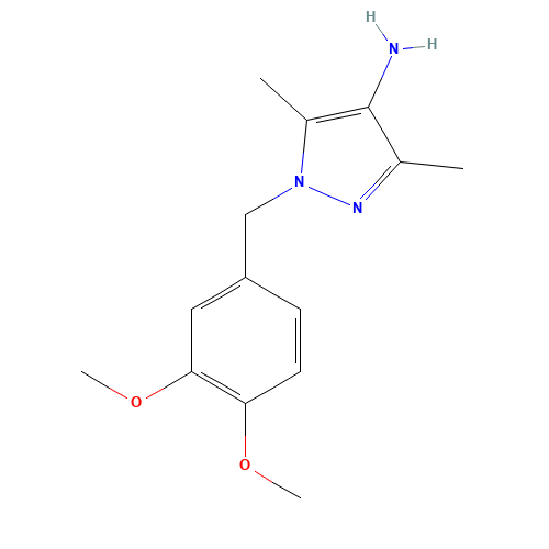 1-[(3,4-dimethoxyphenyl)methyl]-3,5-dimethylpyrazol-4-amine (CAS: 956786-53-1) - Related Chemical Product