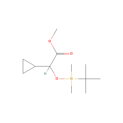 methyl 2-[tert-butyl(dimethyl)silyl]oxy-2-cyclopropylacetate (CAS: 1572048-67-9) - Related Chemical Product