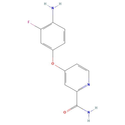4-(4-amino-3-fluorophenoxy)pyridine-2-carboxamide (CAS: 757251-54-0) - Related Chemical Product