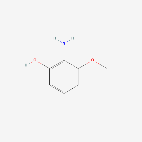 2-amino-3-methoxyphenol (CAS: 40925-69-7) - Chemical Structure and Molecular Formula 
