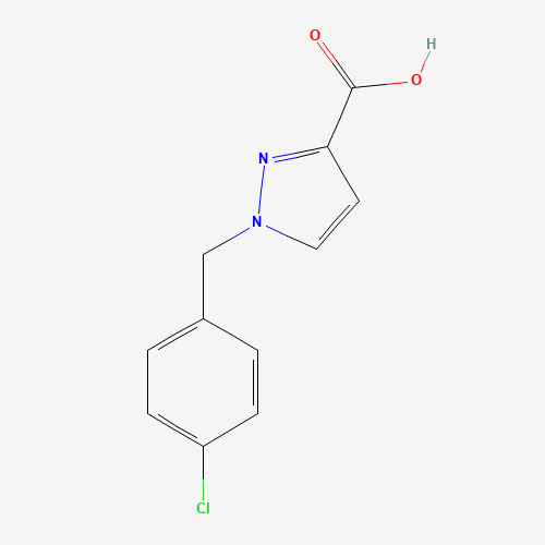 1-[(4-chlorophenyl)methyl]pyrazole-3-carboxylic acid (CAS: 1309785-77-0) - Related Chemical Product