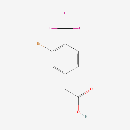 2-[3-bromo-4-(trifluoromethyl)phenyl]acetic acid (CAS: 1214391-55-5) - Related Chemical Product