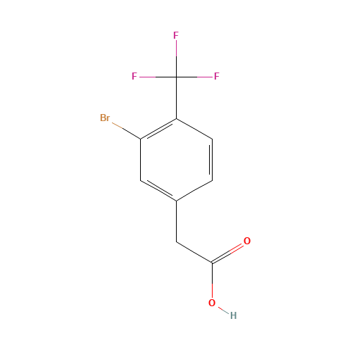 2-[3-bromo-4-(trifluoromethyl)phenyl]acetic acid (CAS: 1214391-55-5) - Related Chemical Product
