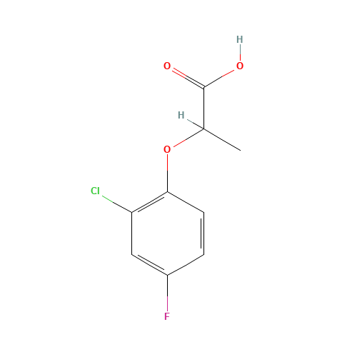 2-(2-chloro-4-fluorophenoxy)propanoic acid (CAS: 1892-92-8) - Related Chemical Product