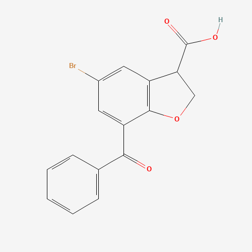 7-benzoyl-5-bromo-2,3-dihydro-1-benzofuran-3-carboxylic acid (CAS: 93669-81-9) - Related Chemical Product