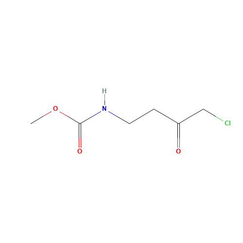 methyl N-(4-chloro-3-oxobutyl)carbamate (CAS: 67937-81-9) - Chemical Structure and Molecular Formula 