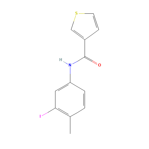 N-(3-iodo-4-methylphenyl)thiophene-3-carboxamide (CAS: 623907-55-1) - Related Chemical Product