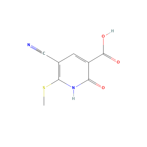 5-cyano-6-methylsulfanyl-2-oxo-1H-pyridine-3-carboxylic acid (CAS: 369397-71-7) - Related Chemical Product