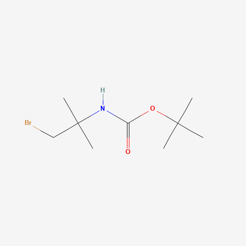 tert-butyl N-(1-bromo-2-methylpropan-2-yl)carbamate (CAS: 1391026-60-0) - Related Chemical Product