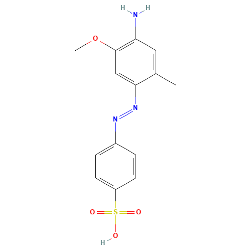 4-[(4-amino-5-methoxy-2-methylphenyl)diazenyl]benzenesulfonic acid (CAS: 40947-69-1) - Related Chemical Product