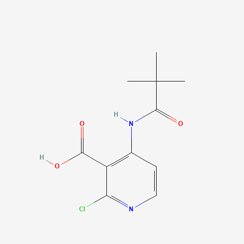 2-chloro-4-(2,2-dimethylpropanoylamino)pyridine-3-carboxylic acid (CAS: 1021339-24-1) - Related Chemical Product