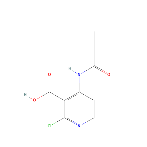 2-chloro-4-(2,2-dimethylpropanoylamino)pyridine-3-carboxylic acid (CAS: 1021339-24-1) - Related Chemical Product