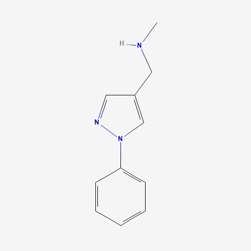 N-methyl-1-(1-phenylpyrazol-4-yl)methanamine (CAS: 868552-05-0) - Related Chemical Product