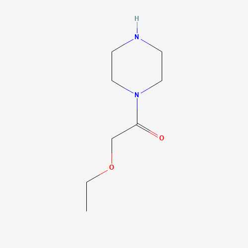 2-ethoxy-1-piperazin-1-ylethanone (CAS: 95550-07-5) - Chemical Structure and Molecular Formula 