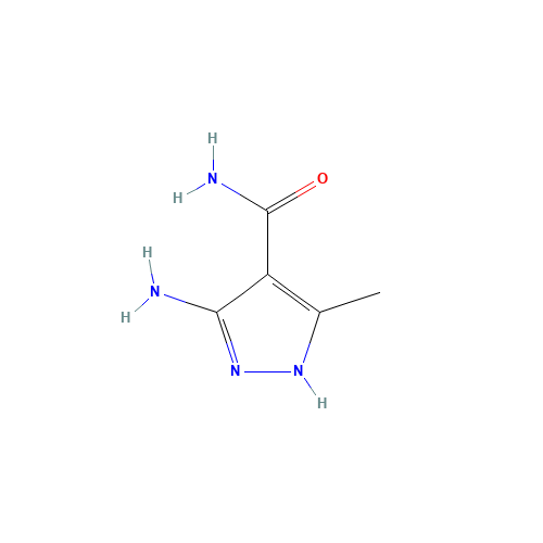 3-amino-5-methyl-1H-pyrazole-4-carboxamide (CAS: 54184-81-5) - Related Chemical Product