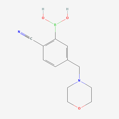 [2-cyano-5-(morpholin-4-ylmethyl)phenyl]boronic acid (CAS: 1357162-93-6) - Related Chemical Product