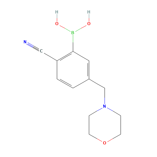 [2-cyano-5-(morpholin-4-ylmethyl)phenyl]boronic acid (CAS: 1357162-93-6) - Related Chemical Product