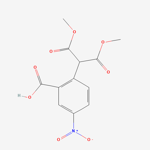 2-(1,3-dimethoxy-1,3-dioxopropan-2-yl)-5-nitrobenzoic acid (CAS: 185433-44-7) - Related Chemical Product