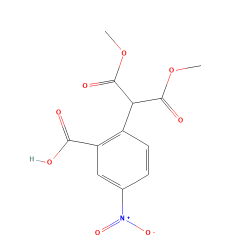 2-(1,3-dimethoxy-1,3-dioxopropan-2-yl)-5-nitrobenzoic acid (CAS: 185433-44-7) - Related Chemical Product