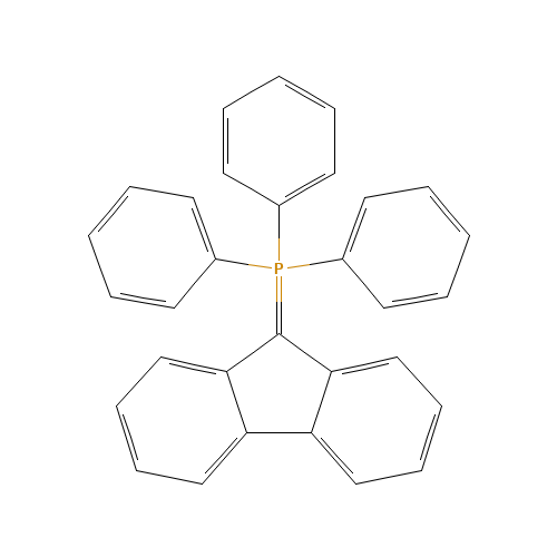 fluoren-9-ylidene(triphenyl)-$l^{5}-phosphane (CAS: 4756-25-6) - Chemical Structure and Molecular Formula 