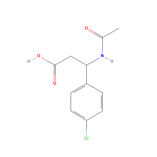 3-acetamido-3-(4-chlorophenyl)propanoic acid (CAS: 197785-38-9) - Related Chemical Product