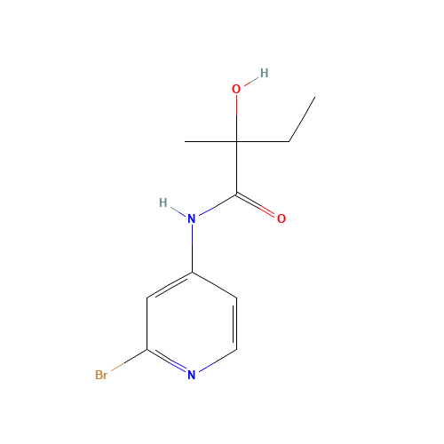N-(2-bromopyridin-4-yl)-2-hydroxy-2-methylbutanamide (CAS: 1433904-53-0) - Related Chemical Product