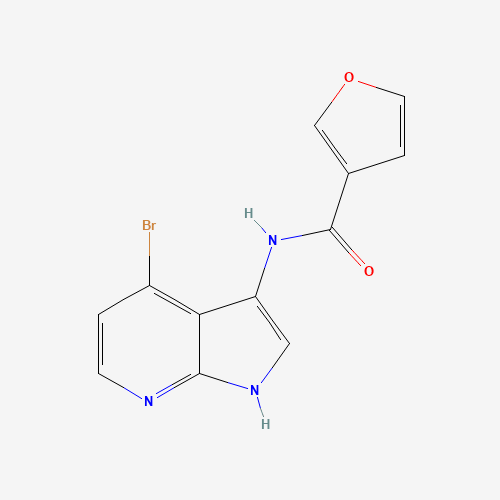 N-(4-bromo-1H-pyrrolo[2,3-b]pyridin-3-yl)furan-3-carboxamide (CAS: 943323-70-4) - Related Chemical Product