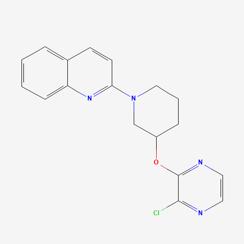 2-[3-(3-chloropyrazin-2-yl)oxypiperidin-1-yl]quinoline (CAS: 1350607-39-4) - Related Chemical Product