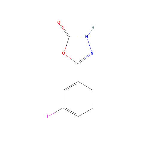 5-(3-iodophenyl)-3H-1,3,4-oxadiazol-2-one (CAS: 211943-50-9) - Related Chemical Product