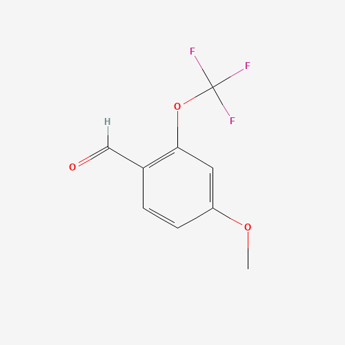 4-methoxy-2-(trifluoromethoxy)benzaldehyde (CAS: 886503-52-2) - Chemical Structure and Molecular Formula 