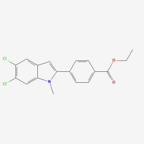 ethyl 4-(5,6-dichloro-1-methylindol-2-yl)benzoate (CAS: 835595-14-7) - Related Chemical Product