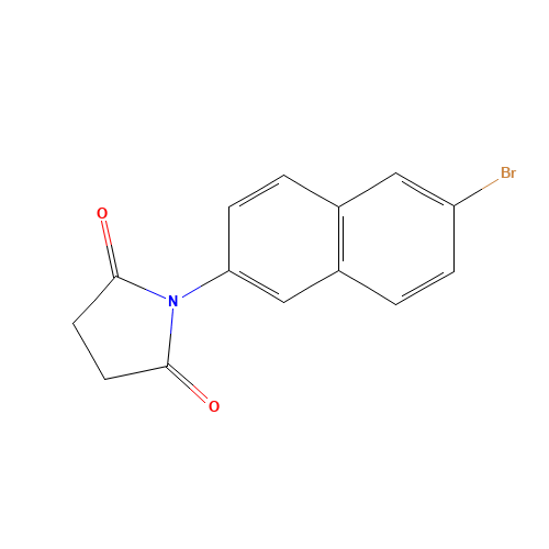 1-(6-bromonaphthalen-2-yl)pyrrolidine-2,5-dione (CAS: 136924-71-5) - Related Chemical Product