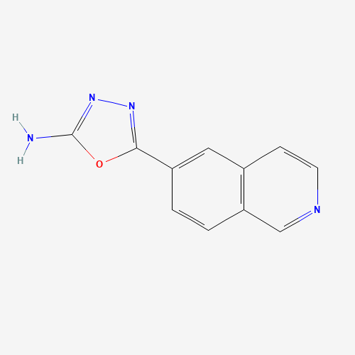 5-isoquinolin-6-yl-1,3,4-oxadiazol-2-amine (CAS: 1105709-91-8) - Related Chemical Product