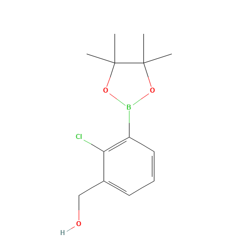 [2-chloro-3-(4,4,5,5-tetramethyl-1,3,2-dioxaborolan-2-yl)phenyl]methanol (CAS: 1400755-07-8) - Related Chemical Product