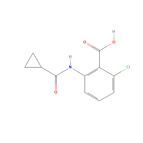 2-chloro-6-(cyclopropanecarbonylamino)benzoic acid (CAS: 1314406-53-5) - Related Chemical Product