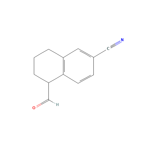 5-formyl-5,6,7,8-tetrahydronaphthalene-2-carbonitrile (CAS: 1374357-65-9) - Related Chemical Product