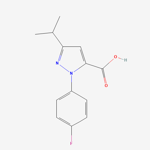 2-(4-fluorophenyl)-5-propan-2-ylpyrazole-3-carboxylic acid (CAS: 1012879-73-0) - Related Chemical Product