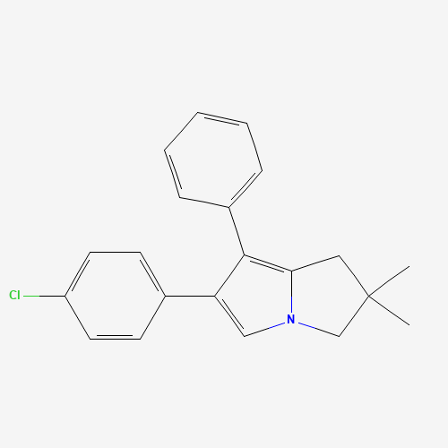 6-(4-chlorophenyl)-2,2-dimethyl-7-phenyl-1,3-dihydropyrrolizine (CAS: 133111-56-5) - Related Chemical Product