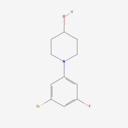 1-(3-bromo-5-fluorophenyl)piperidin-4-ol (CAS: 1129541-98-5) - Related Chemical Product