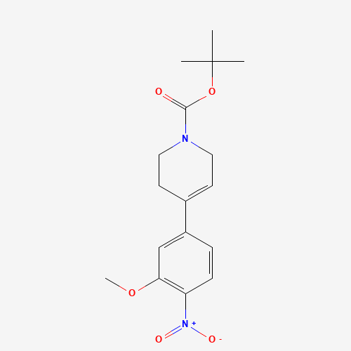 tert-butyl 4-(3-methoxy-4-nitrophenyl)-3,6-dihydro-2H-pyridine-1-carboxylate (CAS: 1233145-65-7) - Related Chemical Product