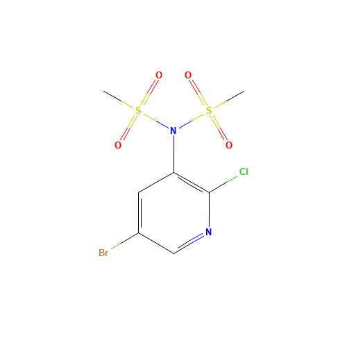 N-(5-bromo-2-chloropyridin-3-yl)-N-methylsulfonylmethanesulfonamide (CAS: 1204742-67-5) - Related Chemical Product
