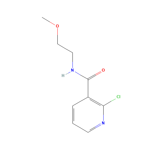 2-chloro-N-(2-methoxyethyl)pyridine-3-carboxamide (CAS: 547706-95-6) - Related Chemical Product