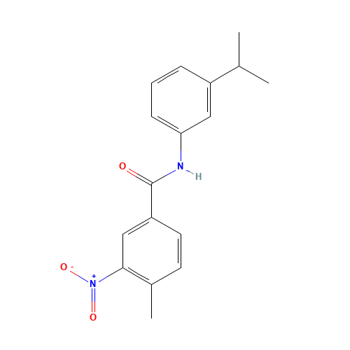 4-methyl-3-nitro-N-(3-propan-2-ylphenyl)benzamide (CAS: 870221-10-6) - Related Chemical Product