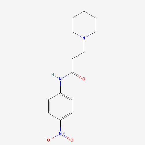 N-(4-nitrophenyl)-3-piperidin-1-ylpropanamide (CAS: 90279-43-9) - Related Chemical Product