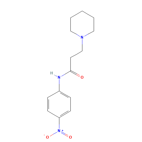 N-(4-nitrophenyl)-3-piperidin-1-ylpropanamide (CAS: 90279-43-9) - Related Chemical Product