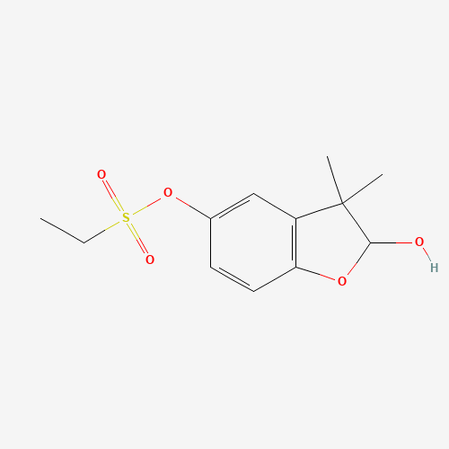 (2-hydroxy-3,3-dimethyl-2H-1-benzofuran-5-yl) ethanesulfonate (CAS: 68505-81-7) - Related Chemical Product