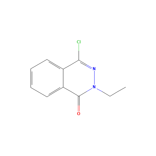4-chloro-2-ethylphthalazin-1-one (CAS: 1409950-31-7) - Chemical Structure and Molecular Formula 