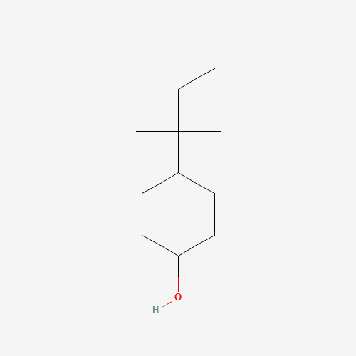 4-(2-methylbutan-2-yl)cyclohexan-1-ol (CAS: 20698-29-7) - Chemical Structure and Molecular Formula 