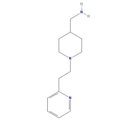 [1-(2-pyridin-2-ylethyl)piperidin-4-yl]methanamine (CAS: 136481-65-7) - Related Chemical Product
