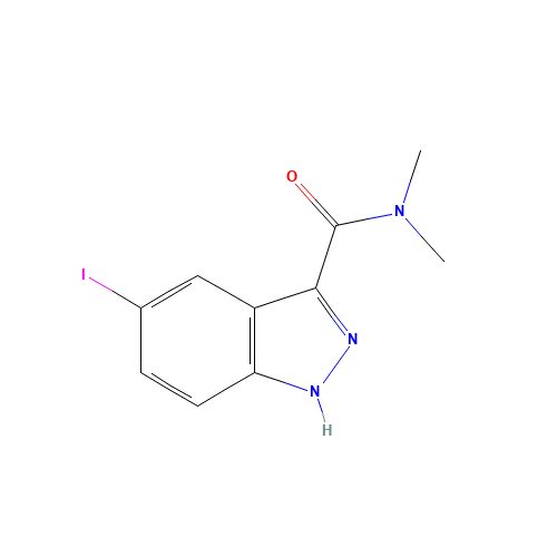 5-iodo-N,N-dimethyl-1H-indazole-3-carboxamide (CAS: 1180130-63-5) - Related Chemical Product